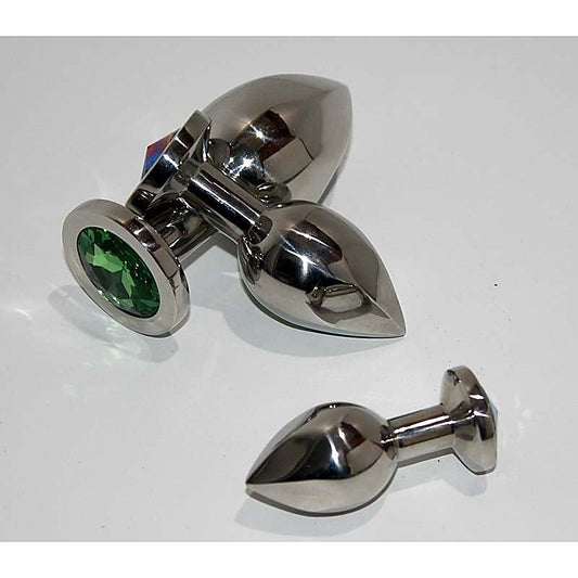 Helix Jewelled Medium Anal Plug Rose Quartz