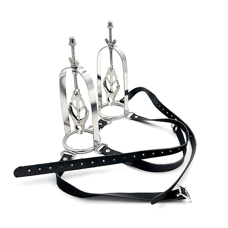 Clover Clamp Nipple Stretcher With Strap - Breast and Nipple Toys