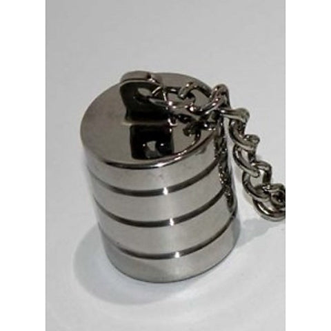 Hung Low Steel Ball Stretcher by Hell's Couture - Ball and Cock Toys