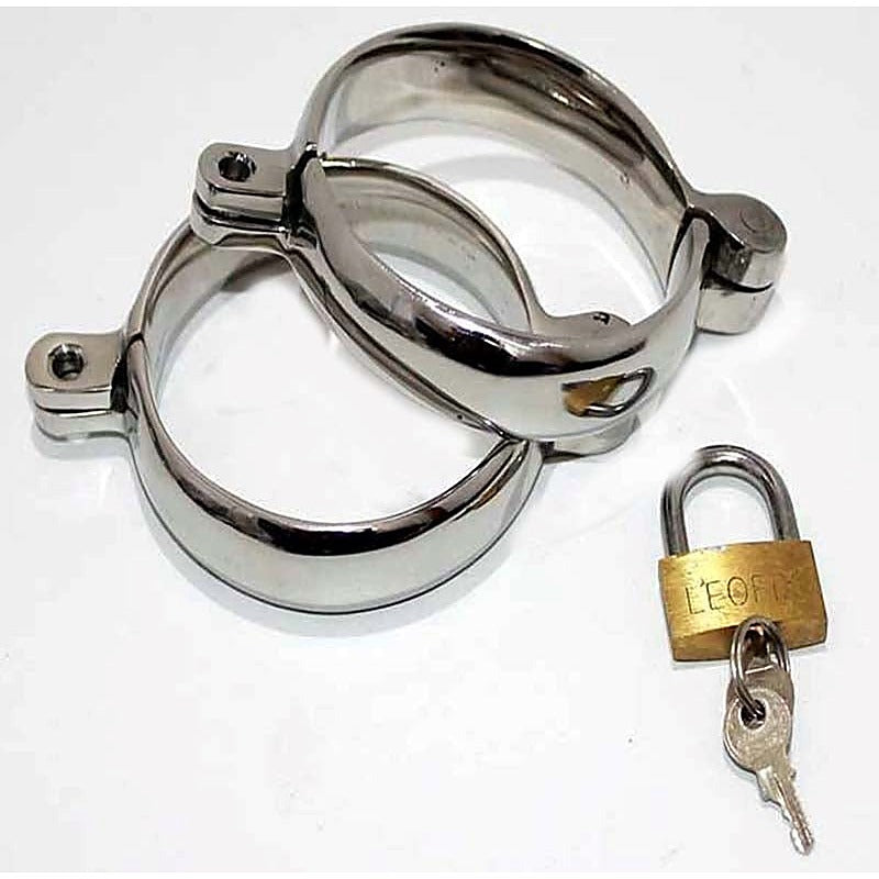 Premium Steel Lust Cuffs by Hell's Couture - Cuffs and Restraints