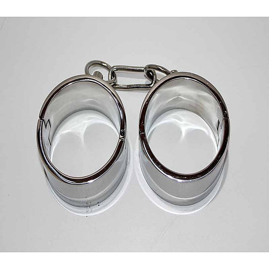 Steel Lust Cuffs with Chain - Cuffs And Restraints