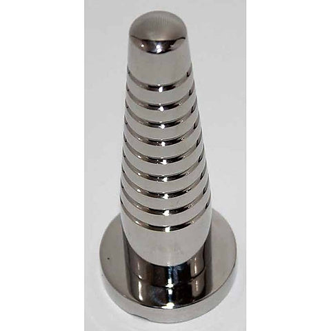 Tiered Metal Butt Plug by Hell's Couture - Steel Sex Toys