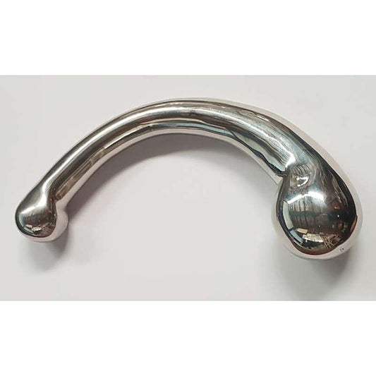 The Chrome Crescent Double Ended Dildo