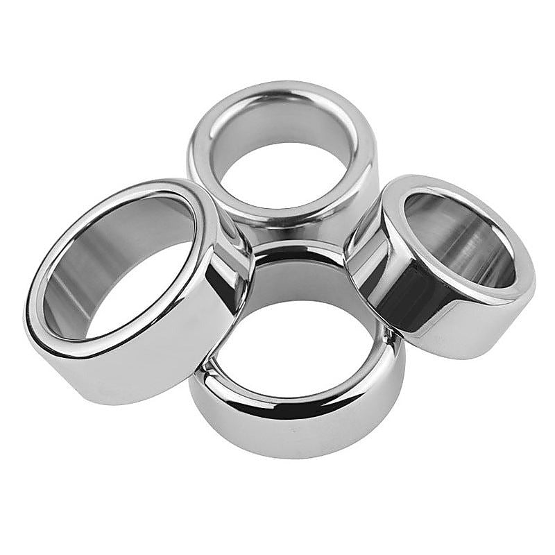 Extra Heavy Duty Steel Cock Ring by Hell's Couture - Cock Rings