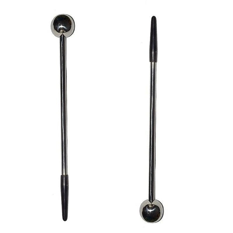 Peezure Steel Stimulation Wand by Hell's Couture - Penis Plugs