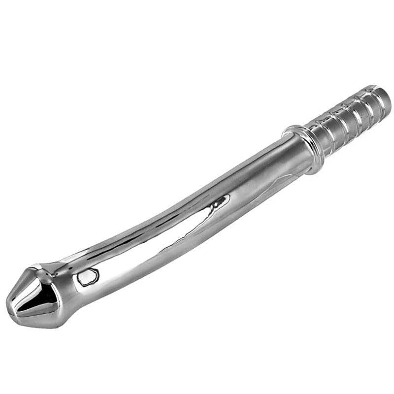 Stainless Steel Phallic Baton Dildo by Hell's Couture - Anal Dildos