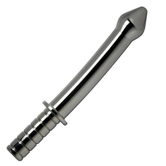 Stainless Steel Phallic Baton Dildo