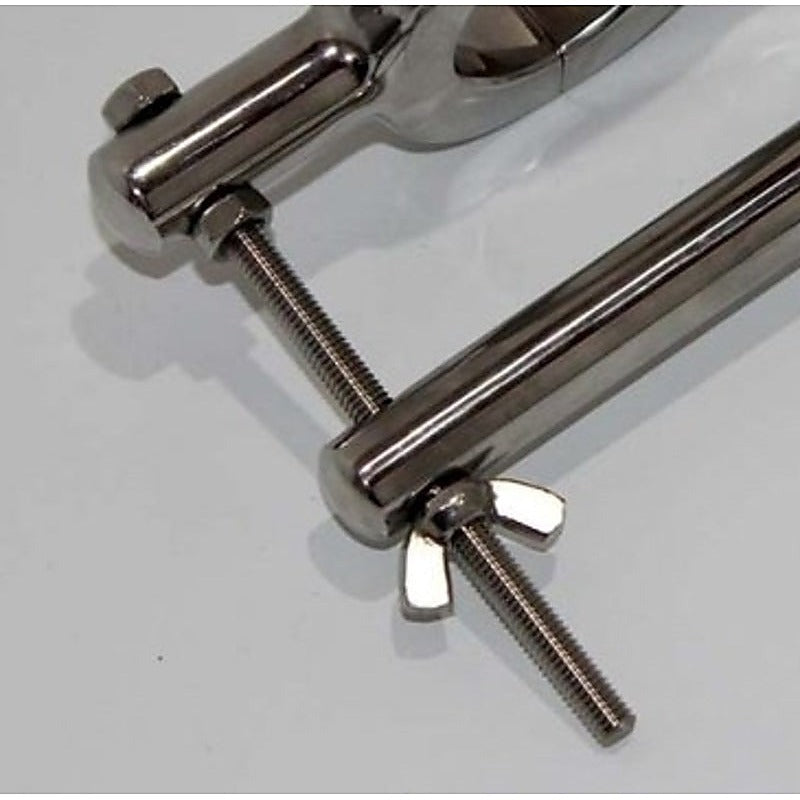 Ball Stretcher and Crusher by Hell's Couture - Ball and Cock Toys