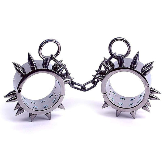 Elevate BDSM Pleasure - Hell's Couture Spiked Metal Restraints