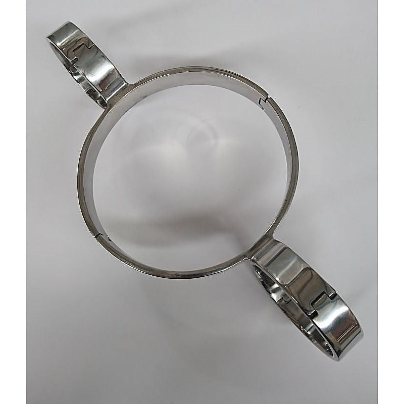 Steel Slave Collar & Cuffs by Hell's Couture - Cuffs and Restraints