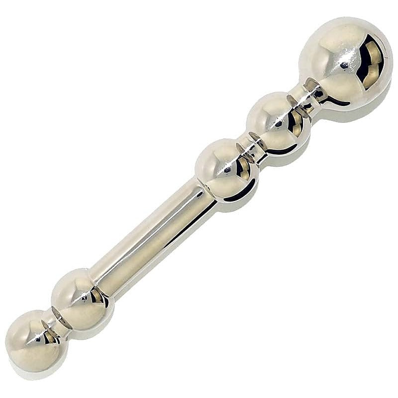 The Brit Surgical Steel Kegel Exercizer Barbell - Steel Sex Toys