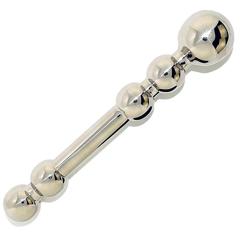 The Brit Surgical Steel Kegel Exercizer Barbell - Steel Sex Toys