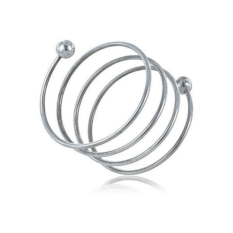 Cock Ring Spiral 55mm by Hell's Couture - Cock Rings