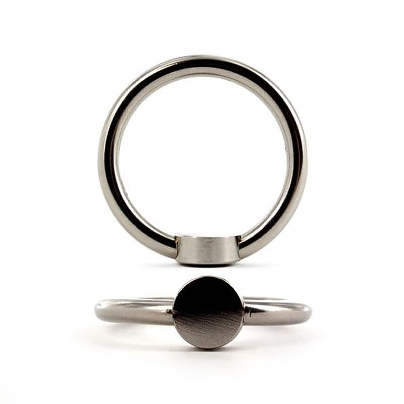 FunSteel Glans Ring by Hell's Couture - Cock Rings