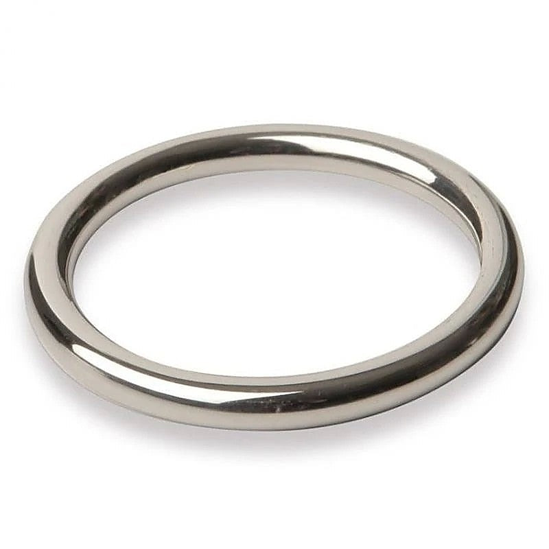 Steel Cock Ring 8mm by Hell's Couture - Cock Rings