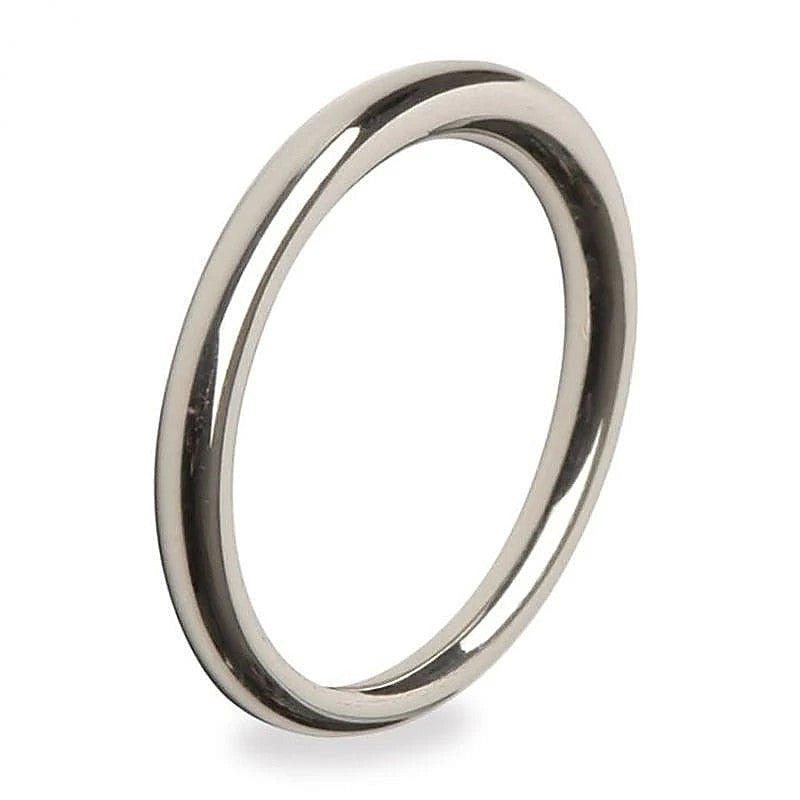 Steel Cock Ring 8mm by Hell's Couture - Cock Rings