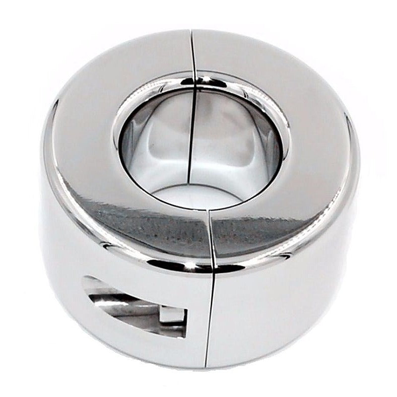 Gangling Steel Ball Stretcher 35mm XL by Hell's Couture - Steel Sex Toys
