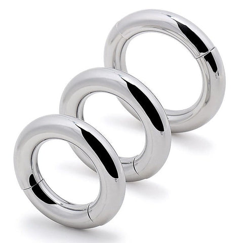 Magnetize Stainless Steel Magnetic Ball Stretcher by BDStyle - Ball and Cock Toys
