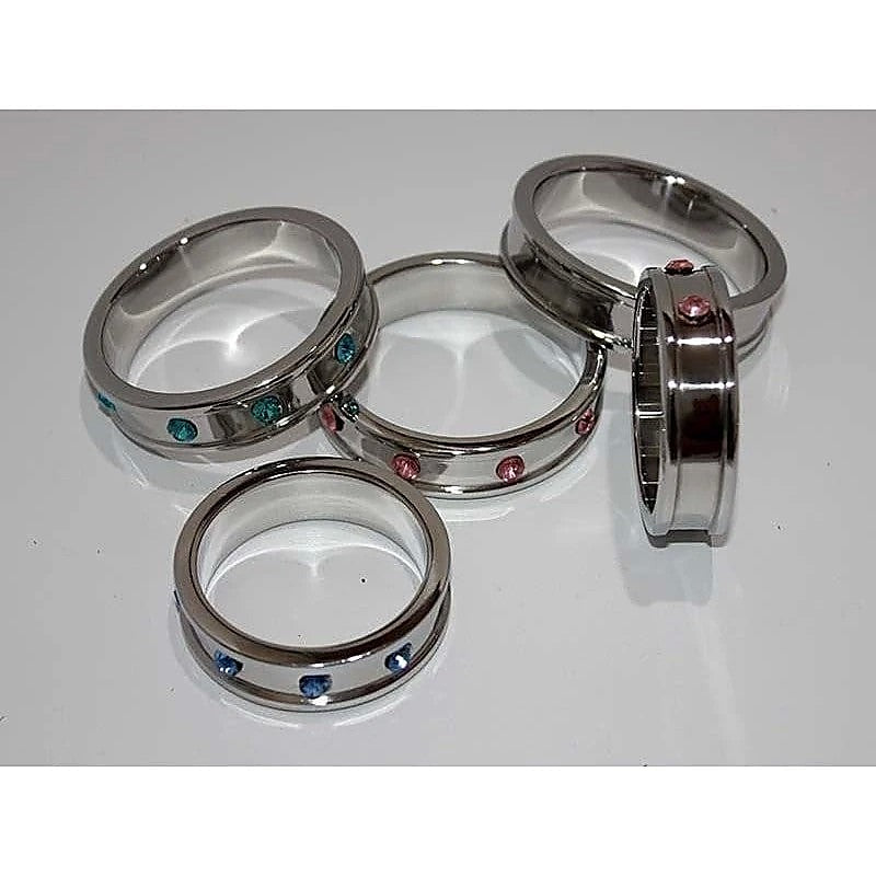 Deep Shallow Intimate Accessory by Hell's Couture - Cock Rings