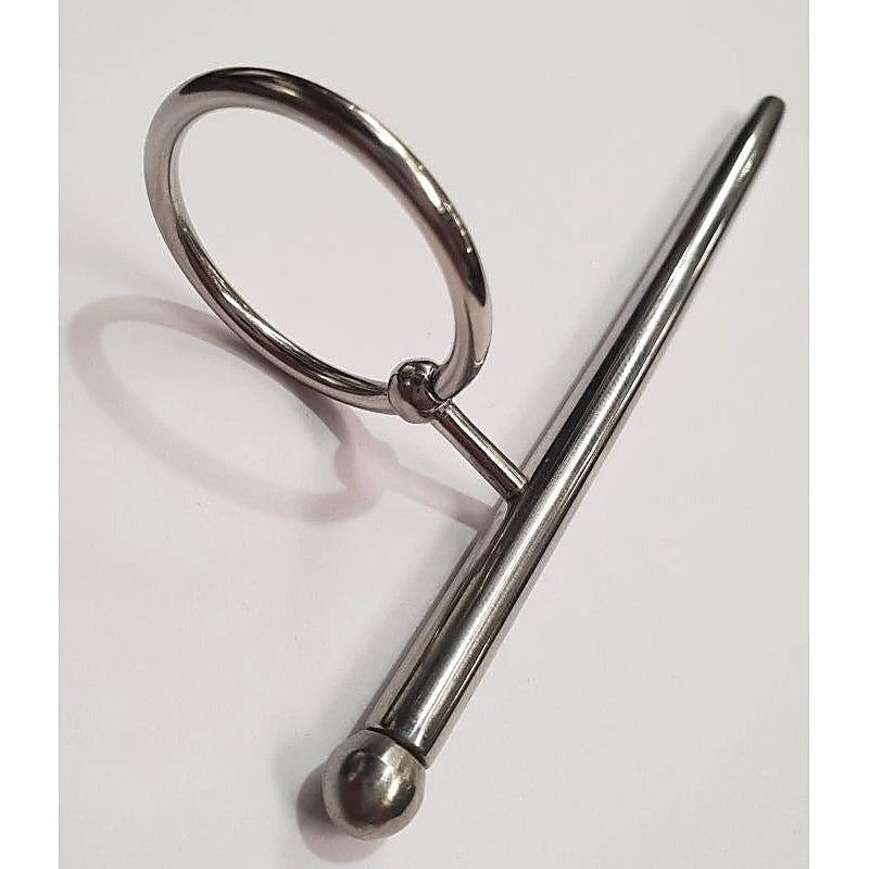 Prince Albert Wand & Urethral Bar by Hell's Couture - Penis Plugs