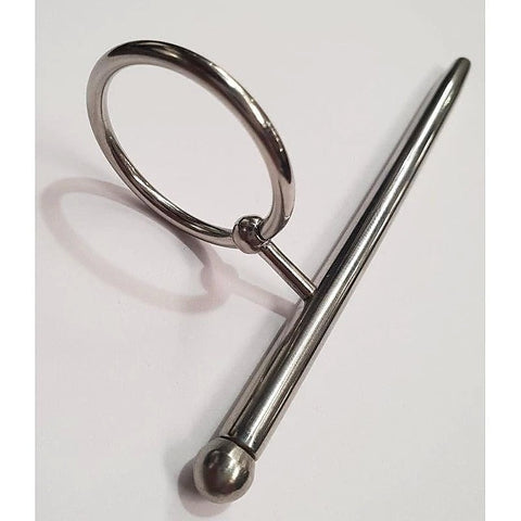 Prince Albert Wand & Urethral Bar by Hell's Couture - Penis Plugs