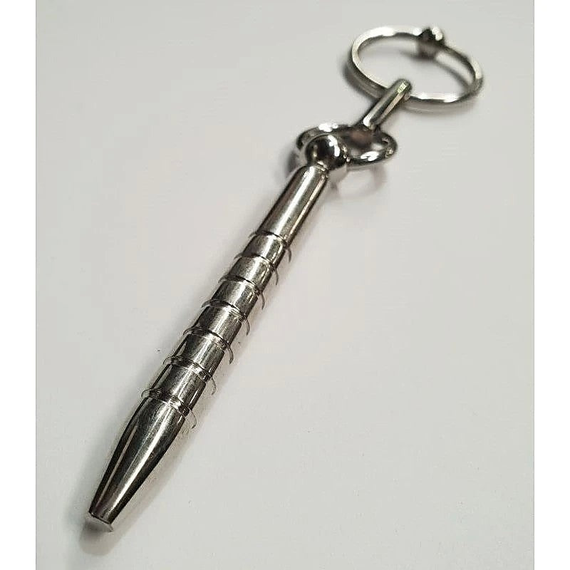 Stake Out Penis Plug with Glans Ring by Hell's Couture - Penis Plugs