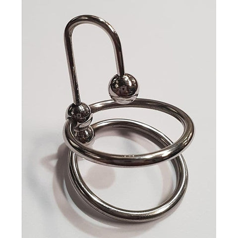 Dual Glans Rings for Powerful BDSM Sensation Play - Penis Plugs
