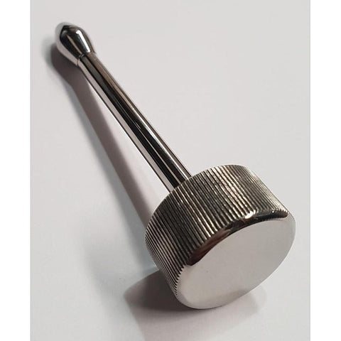 Steel Vibrating Urethral Plug Medium by Hell's Couture - Penis Plugs