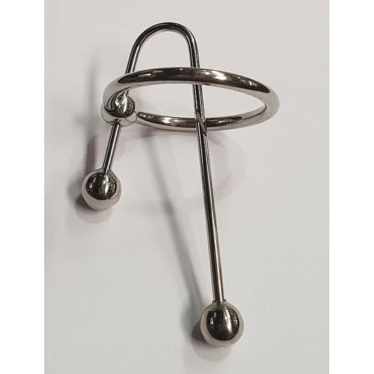 JustSteel Urethra Clip with Glans Ring - Penis Plugs