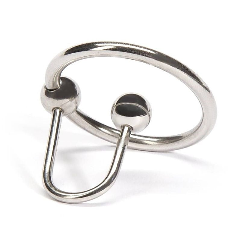 Glans Ring & Cum Stopper by Hell's Couture - Penis Plugs
