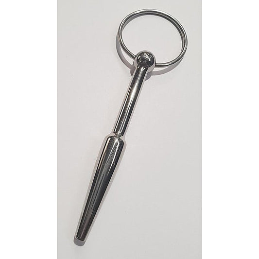 Oxballs Steel Cum Thru Penis Plug with Ring - Penis Plugs