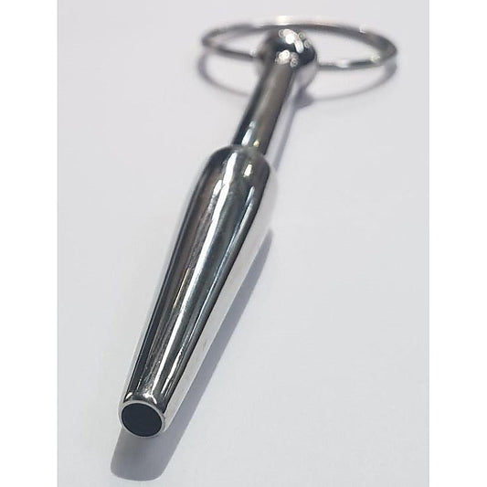 Oxballs Steel Cum Thru Penis Plug with Ring - Penis Plugs