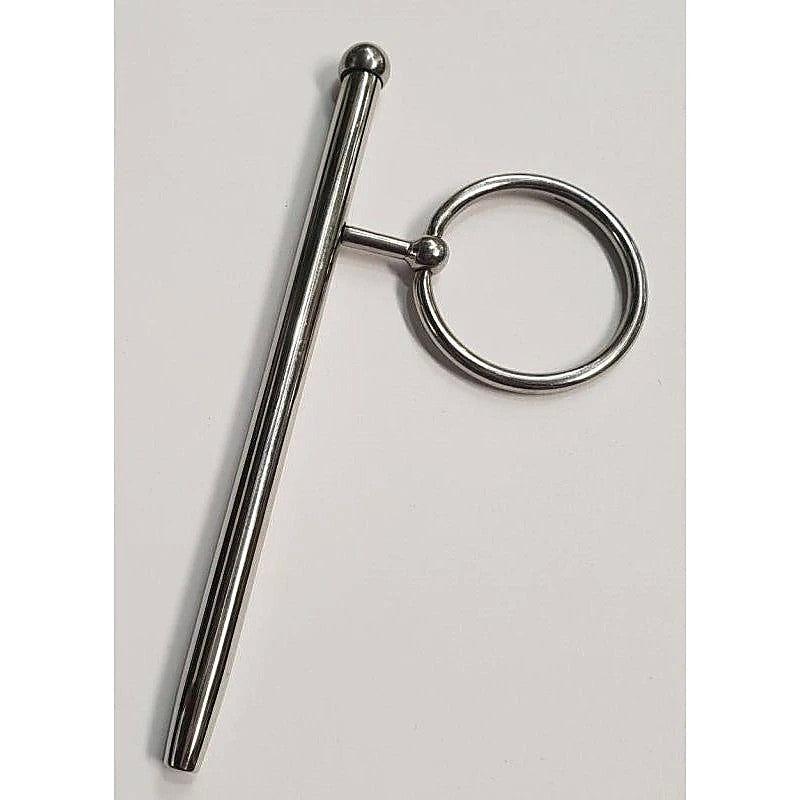 Prince Albert Penis Plug With Ball by Hell's Couture - Penis Plugs