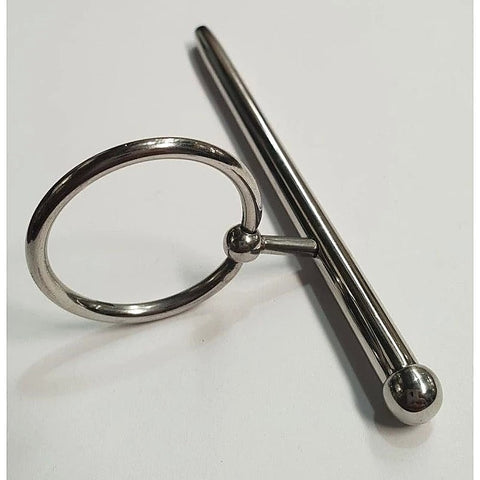 Prince Albert Penis Plug With Ball by Hell's Couture - Penis Plugs