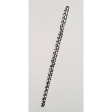 Urethral Ribbed Dominator Grooving Sound 179mm x 5-8mm - Penis Plugs