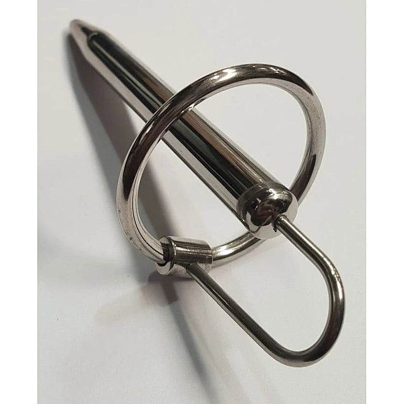 The Royal Solid Penis Plug with Glans Ring by Hell's Couture - Penis Plugs