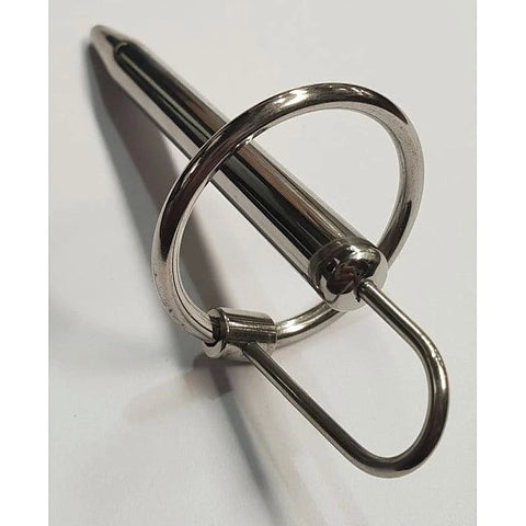 The Royal Solid Penis Plug with Glans Ring by Hell's Couture - Penis Plugs