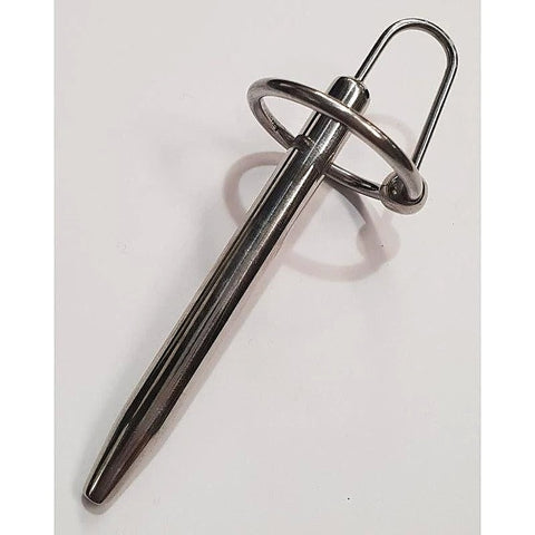 The Royal Solid Penis Plug with Glans Ring by Hell's Couture - Penis Plugs