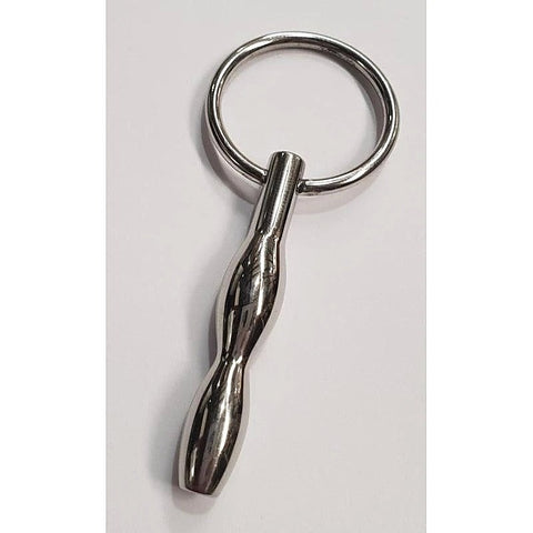 Ripple Cum Thru Penis Plug With Glans Ring by Hell's Couture - Penis Plugs