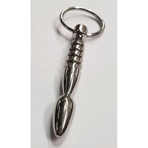 Nuke Penis Plug With Glans Ring by Hell's Couture - Penis Plugs