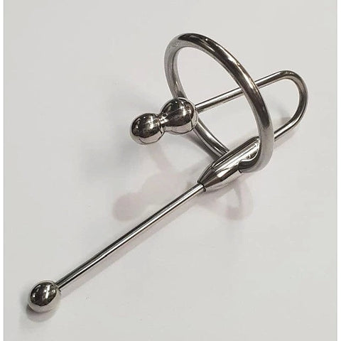 Deluxe Urethral Plug & Ring Set By Hell'S Couture - Penis Plugs