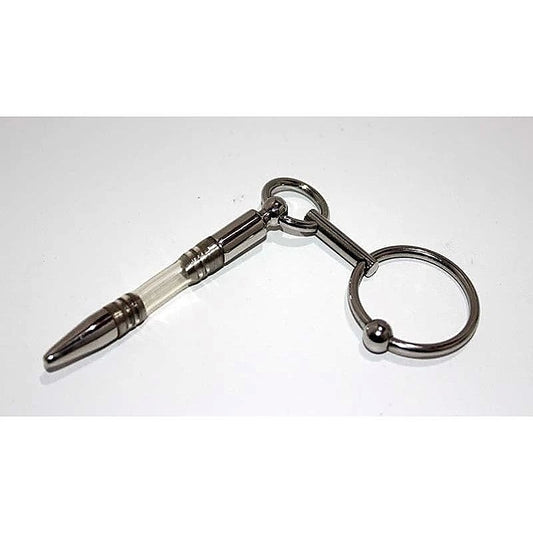 Flexible Penis Plug With Steel Glans Ring - Penis Plugs