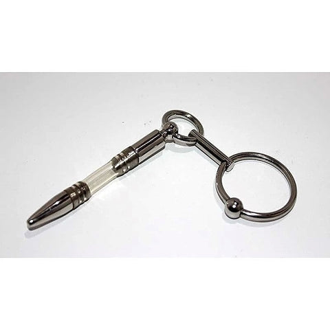 Flexible Penis Plug With Steel Glans Ring - Penis Plugs