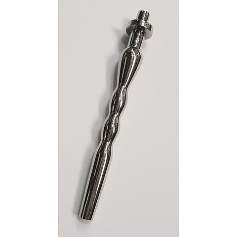 The Undy Waved Hollow Penis Plug by Hell's Couture - Penis Plugs