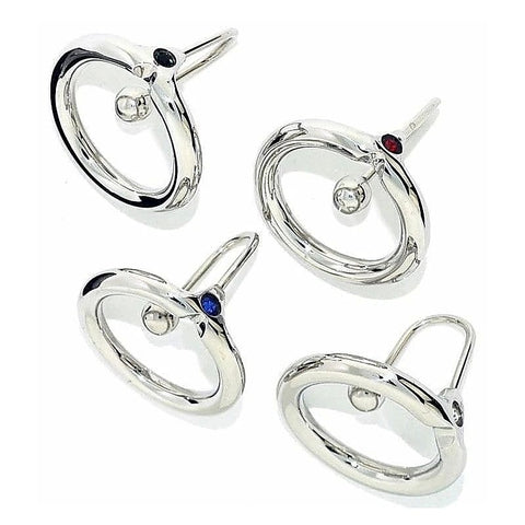 Fancy Sperm Stopper Ruby Crystal by Hell's Couture - Penis Plugs