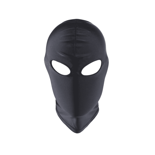 Love In Leather Closed Mouth Design BDSM Hood - Bondage Hoods