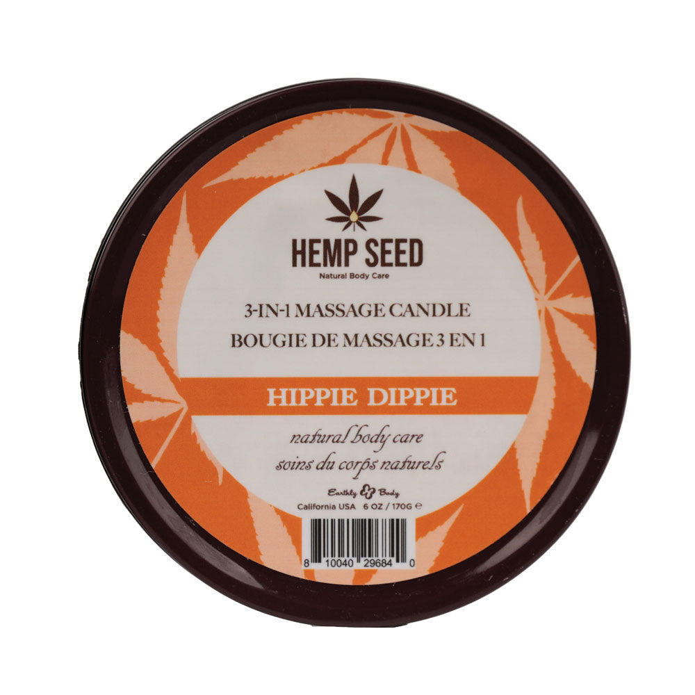 Earthly Body Hemp Seed 3-In-1 Adult Massage Candle 170 g Sex Pheromones and Perfumes