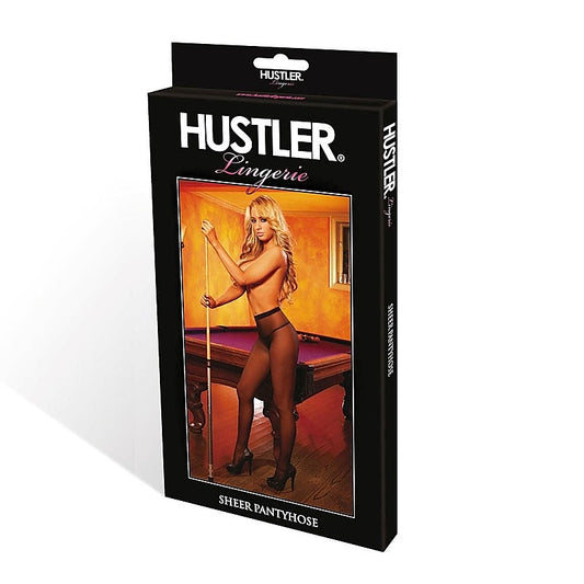 Hustle with Elegance - Sheer Nylon Pantyhose for Refined Style
