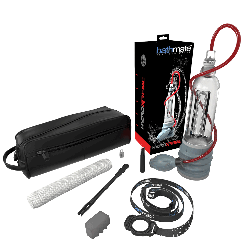 Bathmate Hydroxtreme9 Hydro Penis Pump and Kit Clear Penis Pumps And Stretchers