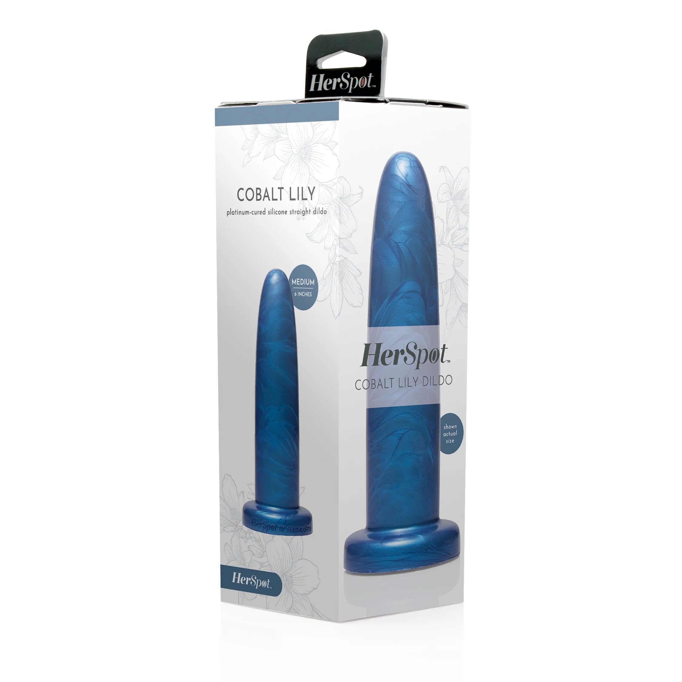 Fleshlight Cobalt Lily Ultimate Pleasure Silicone Dildo Realistic Dildos